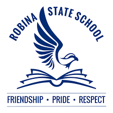 Robina state school logo
